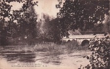 41 LAVARDIN LE CHATEAU ET LE PONT SUR LE LOIR