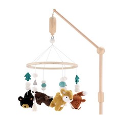 Wooden Musical Baby Crib