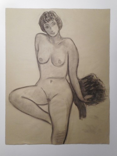 Tableau étude dessin pastel