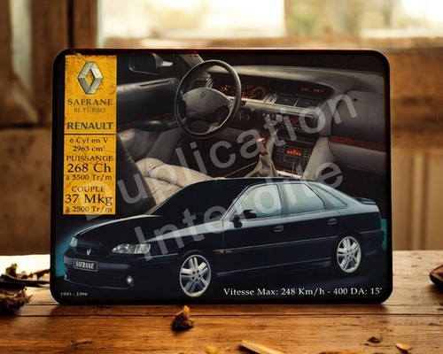 Plaque métal vintage renault - vintage,