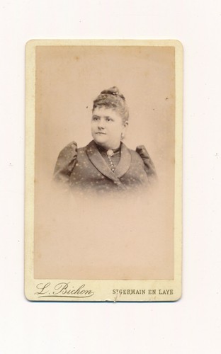 Cdv femme forte bichon st - l.,