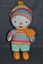 ?Peluche Doudou Tchoupi JEMINI 2016 Echarpe + Bonnet Multicolore 20 Cm T'choupi