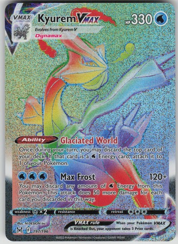 Pokemon tcg kyurem vmax - pokemon,