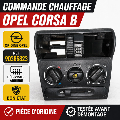 Commande chauffage ventilation