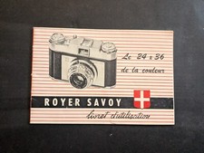 Manuel appareil photo Royer Savoy (12x9)