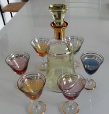 Service vintage à liqueur ou