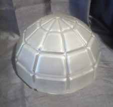 ancienne coupe de lustre art déco verre dépoli moulé pressé Degué Muller