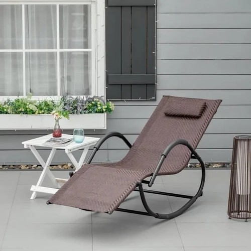 Chaise longue bascule avec - chaise,