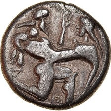 [#858945] Moneta, Tracja, Thasos, Helios, Stater, 480 - 463 BC, Thasos, EF(40-45