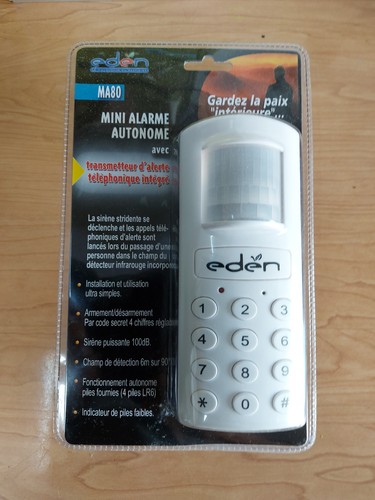 Alarme eden ma80 - eden, autonome