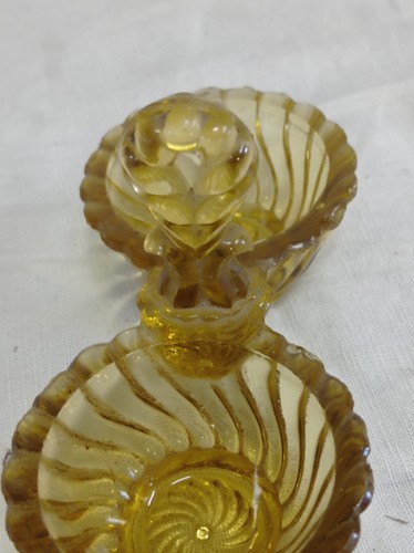 Ravier double ancien - , verre