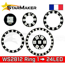 Anneau WS2812B LED RGB 1, 7, 8, 12, 16, 24 bit Ring module 5V adressable