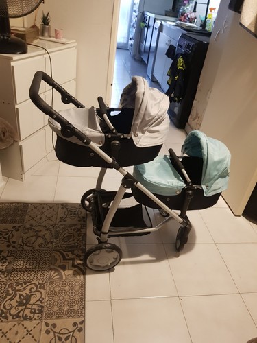 Poussette double pour - poussette,
