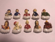 Série complète de 10 fèves