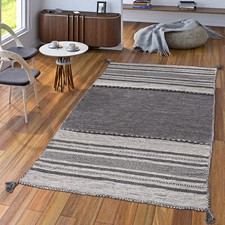 Tapis tissé main - salon, nature
