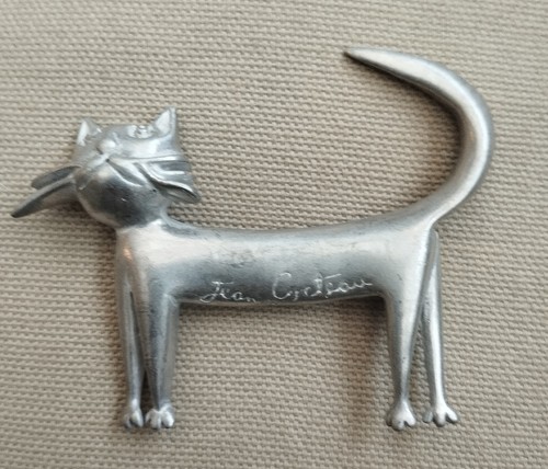 Jean cocteau signé broche - cocteau,