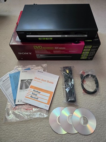 Sony rdr gxd455 dvd recorder - sony,
