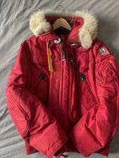 Parajumper Veste Homme À Capuche Model Fire S Couleur Rouge Taille L