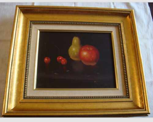 Tableau hst signé barton - tableau,