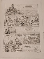 PLANCHE ORIGINALE bd durandal