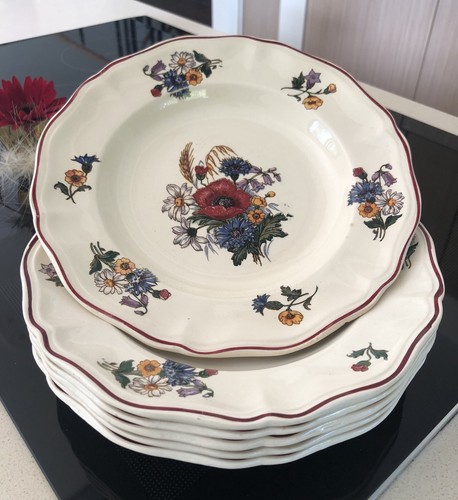 Anciennes assiettes creuses - 6,