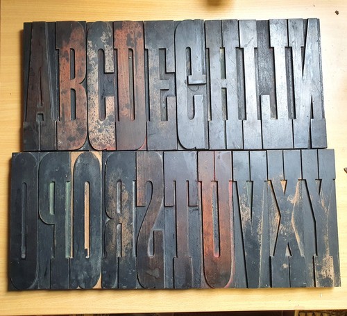 Lot lettres bois - lot, en