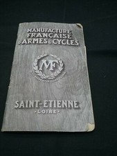 Catalogue Manufacture Française D’armes Et Cycles ( St Etienne) 1927.  70 pages 