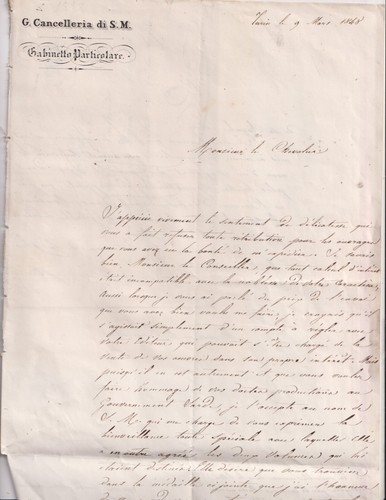 Mars 1848 lettre autographe - mars,