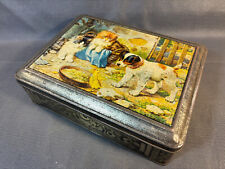 Ancienne boîte à biscuits en