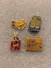 lot x 4 pin's thème café