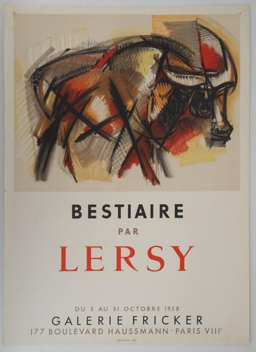Affiche art roger lersy - [affiche, d'art]