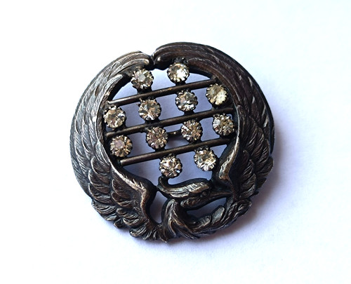 Grand bouton ancien 35mm bijou - grand,