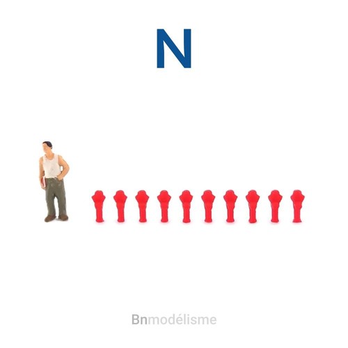 160 lot 10 bornes - n,