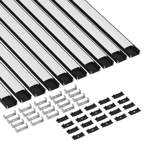 Profilé led noir - led, noir,