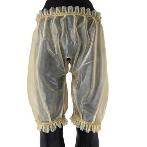 Pantalon latex volants - en,