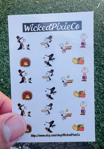 Snoopy nail decals - snoopy,