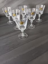 6 verre a vin ROUGE 16,5 cl modèle VERSAILLES en cristal d'Arques , 