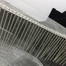 0.9m Cuivre Perles Maille