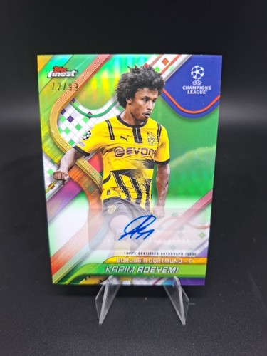 Topps finest 2024 karim - 2024/25,