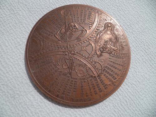 Médaille bronze calendrier