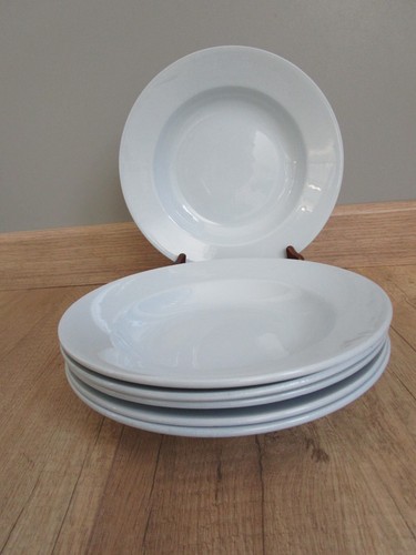 Assiettes creuses bleues - 6,