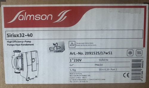 Circulateur salmson siriux - circulateur,