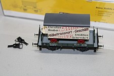 Brawa 2078 2 Essieux Wagon Plat Avec Wagon De Meubles Württemberg Échelle H0 OVP