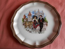 Assiette Décorative "Alsace" Anne Ehret SALINS
