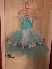 Blue with White Lace and