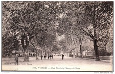 38 VIENNE - allee nord du champ de mars -
