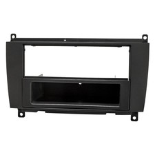 Cache radio Mercedes adapté au cadre autoradio CLK W209 Facelift 2004-2010