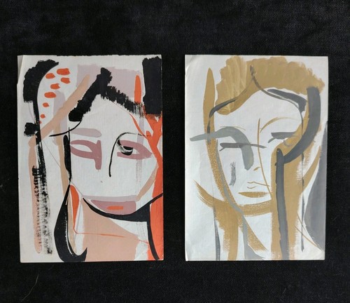 Joli duo peinture cubiste - duo, de