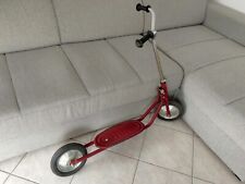 Trottinette métallique EUREKA entrainement au pied Rouge et Chrome pliante