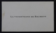 Carte de visite NOBLESSE LA